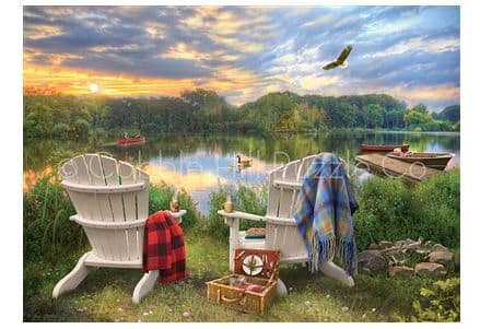 1000 Piece Lakeshore Puzzle image 0